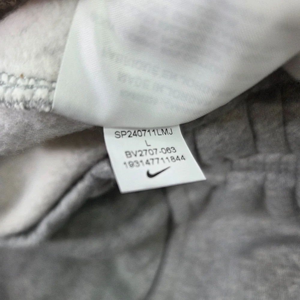 Nike Mens Sportswear Club Fleece Joggers Gray BV2707-063 Size Large